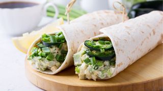 Egg salad wrap