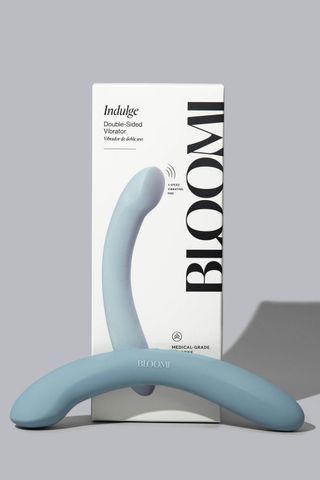 blue double-sided vibrator