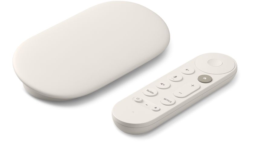 Google TV Streamer on a white background