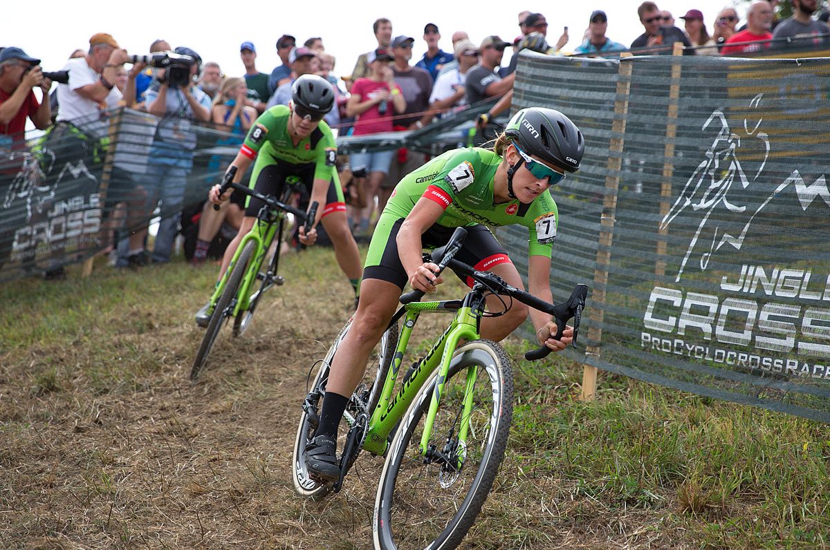 Kaitlin Keough (Cylance Pro Cycling) corners