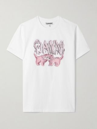 + Net Sustain Printed Organic Cotton-Jersey T-Shirt