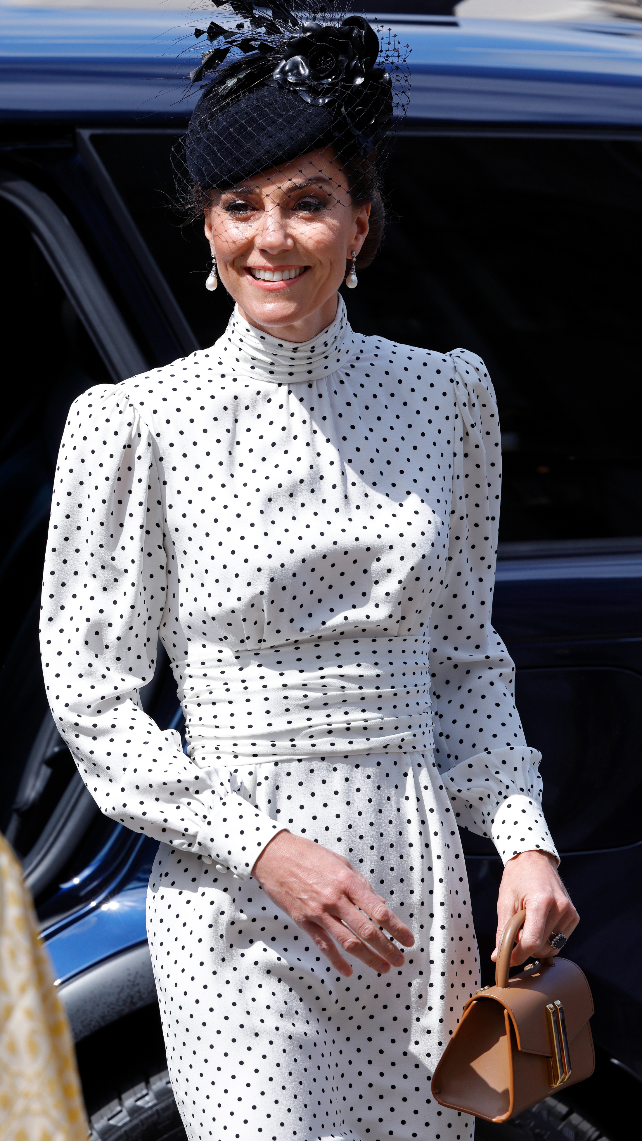 Catherine, Princess of Wales attends a Service of Thanksgiving at Westminster Abbey on the 80th anniversary of VE Day on May 8, 2025