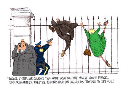 Editorial cartoon U.S. White House