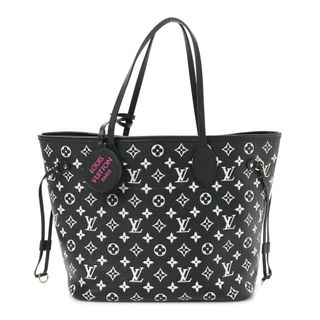 Louis Vuitton Empreinte Spring in the City Neverfull Mm Black White Pink