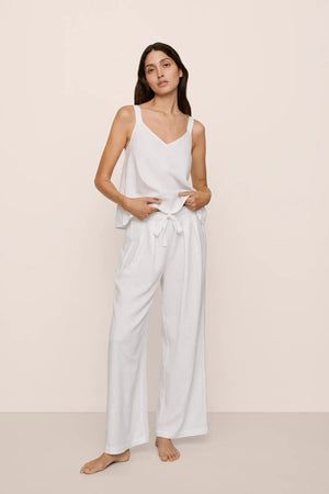 Linen Blend Relaxed Pant