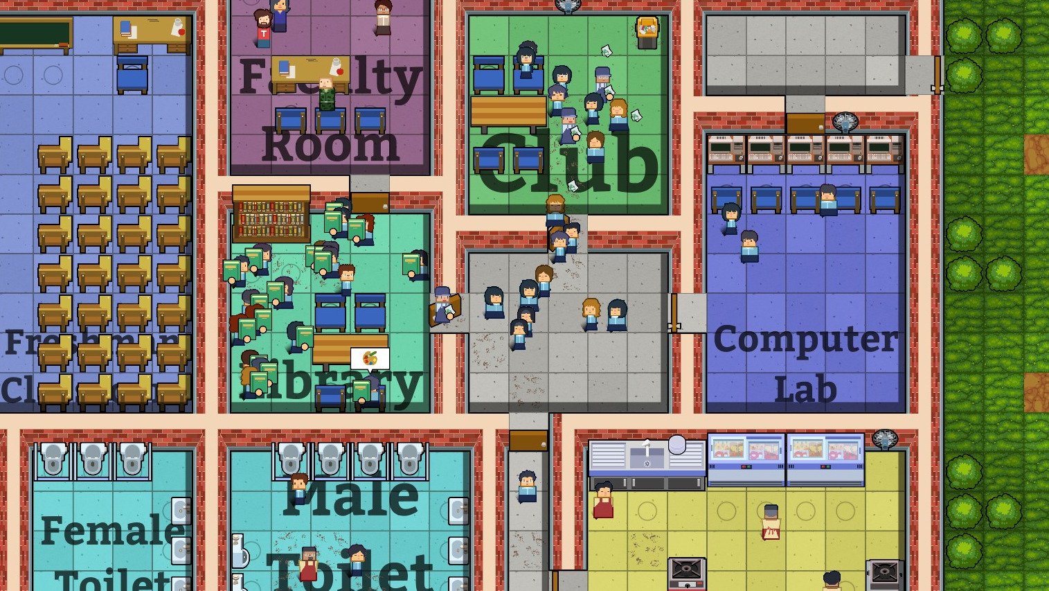 Academia: School Simulator is like Prison Architect but with kids | PC Gamer