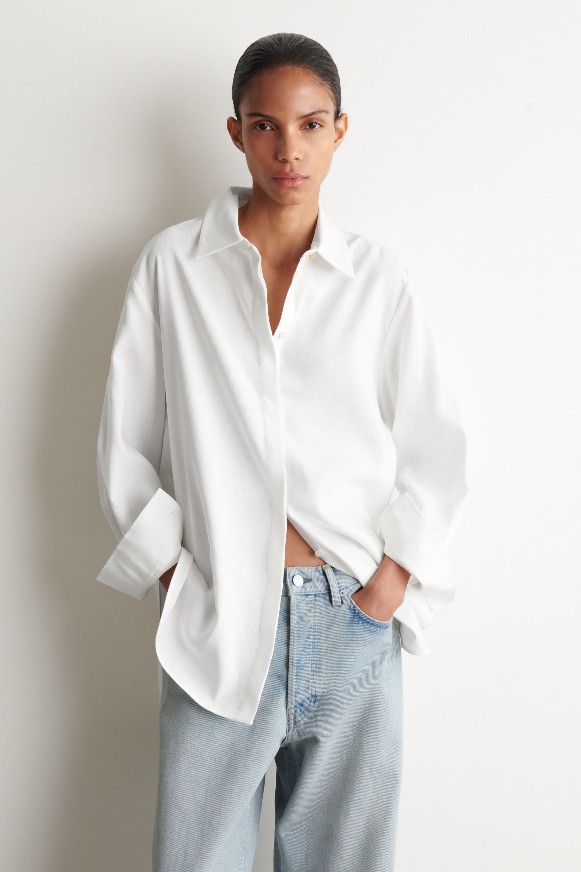 Longline Linen Shirt