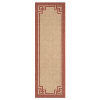 Martha Stewart Outdoor Deco Terracotta 2'7" x 8'2" Rug