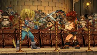 A crop of the swordfighting scene from the opening of Final Fantasy 9