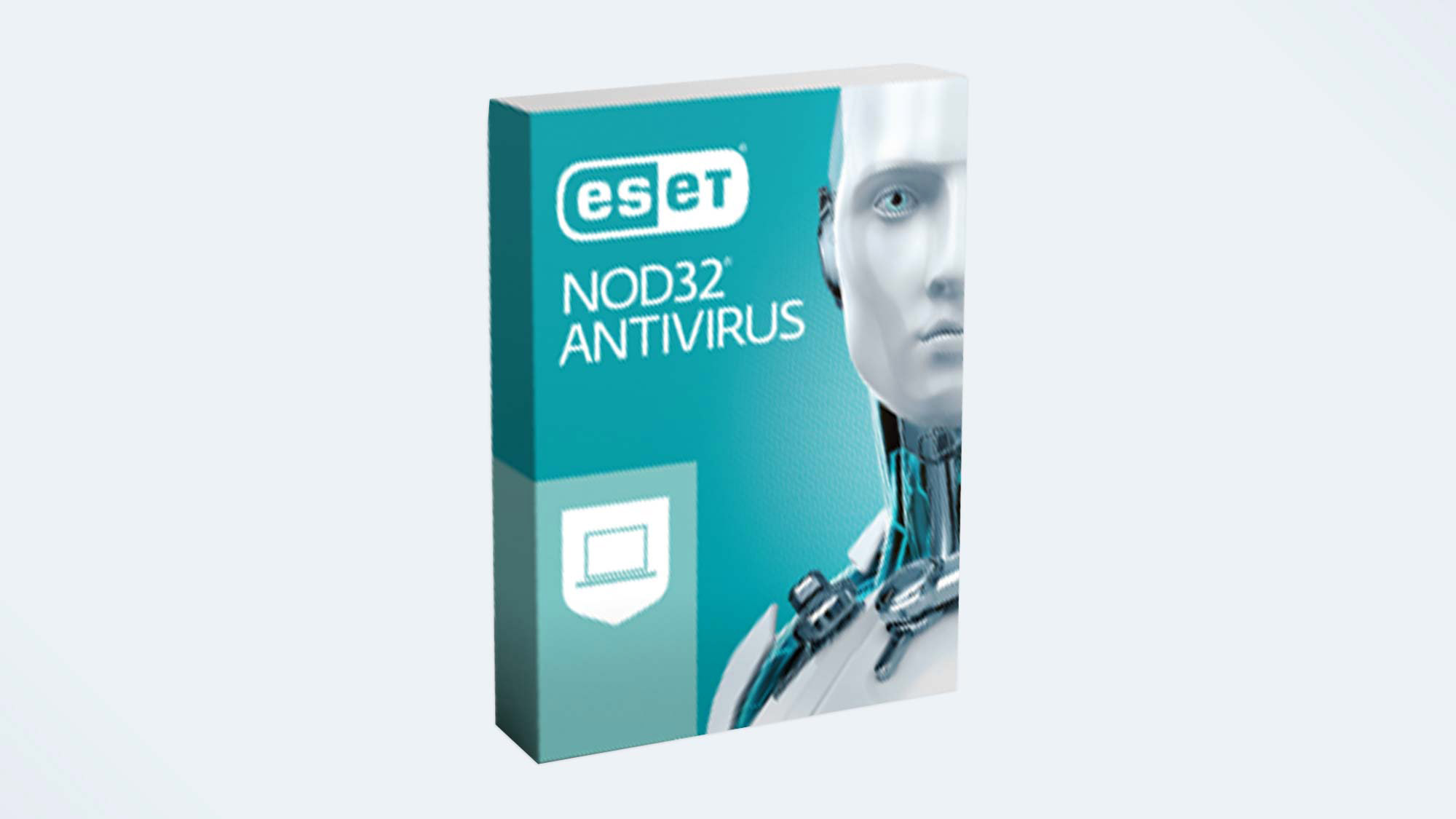 Box art for ESET NOD32 Antivirus, 2021 edition.