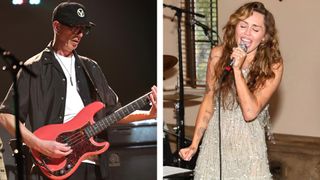 Pino Palladino and Miley Cyrus