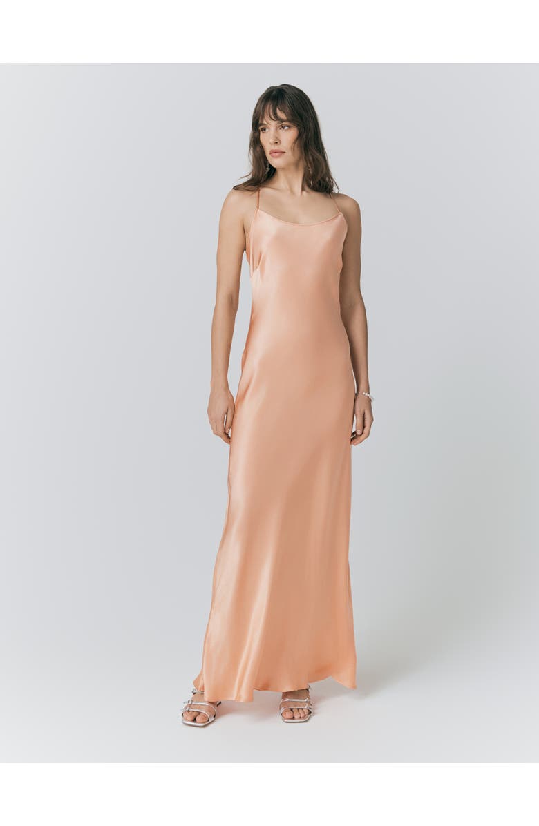 Kallie Satin Maxi Slip Dress