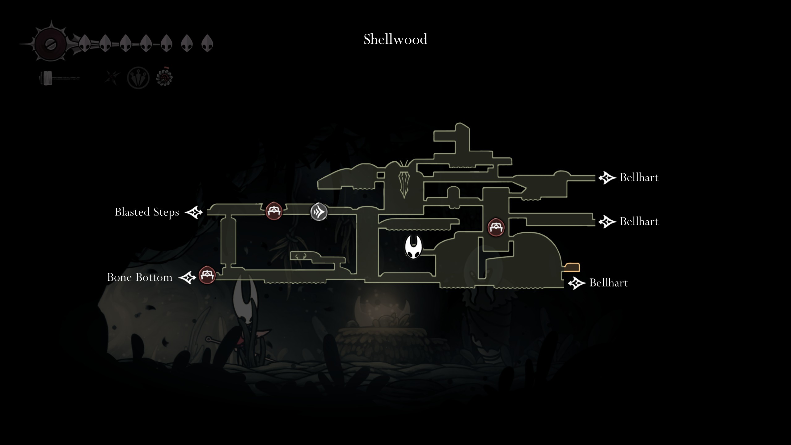  Silksong Twisted Bud - Greyroot location