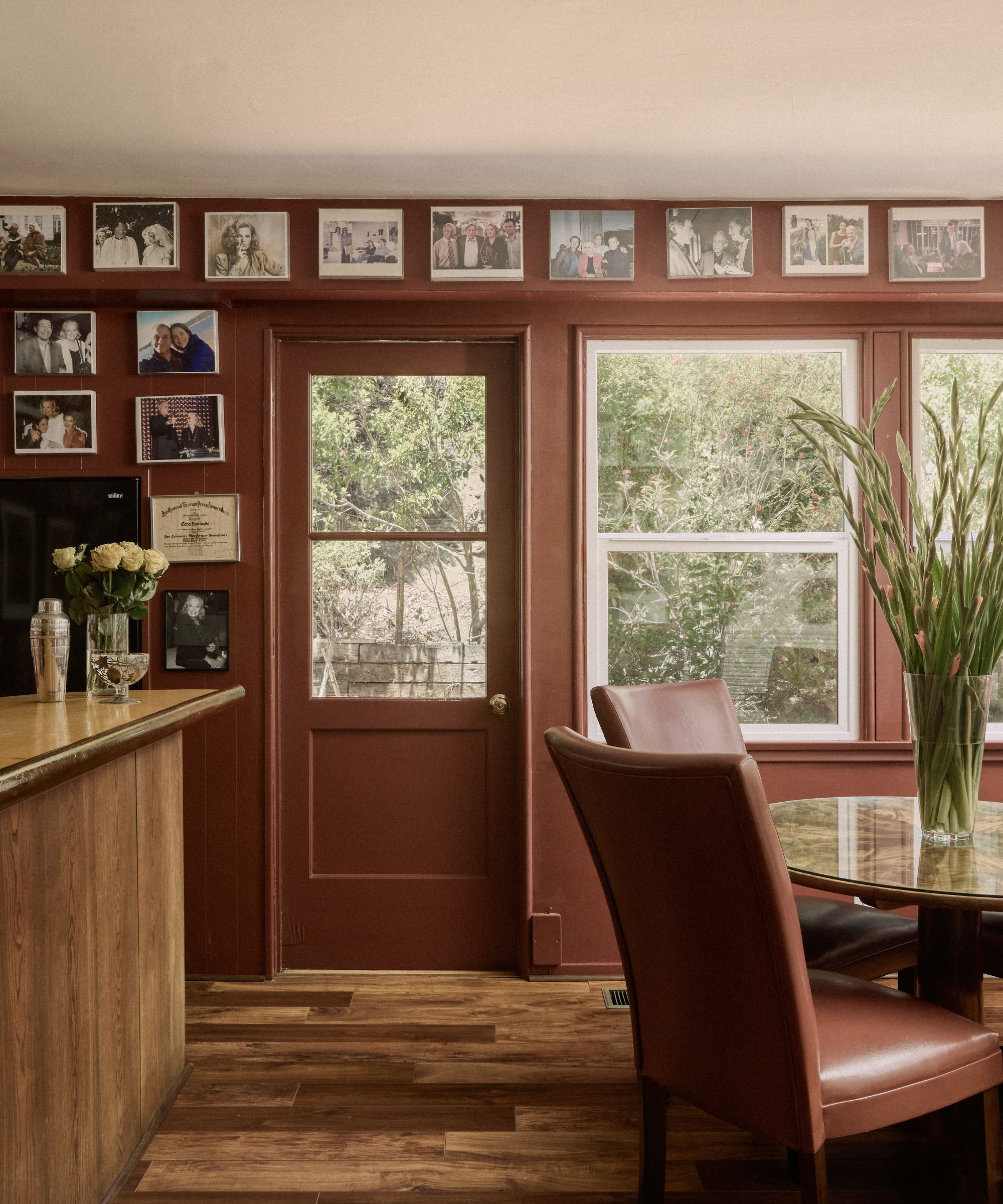 Gena Rowlands and John Cassavetes' dining area