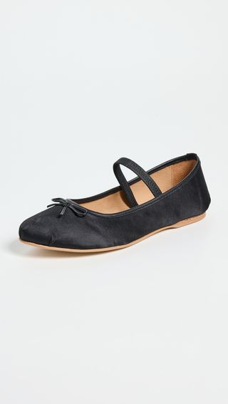 Odette Black Ballet Flats