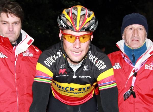 Tom Boonen (Quick Step) moments after winning the stage
