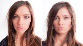 portrait mistakes - head and shoulder portrait with wideangle and telephoto lenses