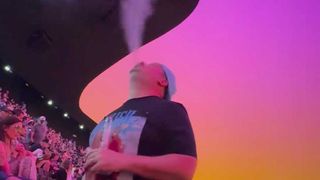 Acid Fartz exhaling at The Sphere in Las Vegas