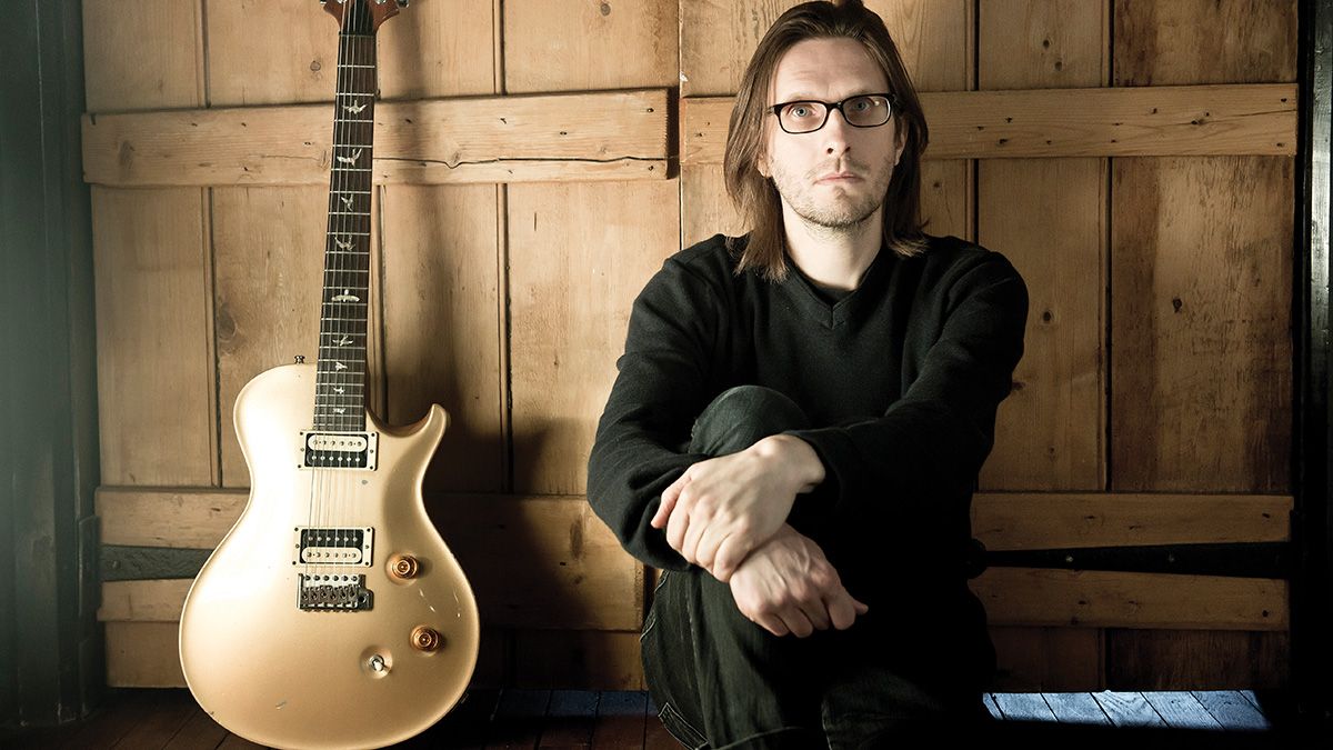 Portrait of English musician Steven Wilson, founding member of progressive rock group Porcupine Tree, photographed at his home in Hemel Hempstead on February 17, 2015