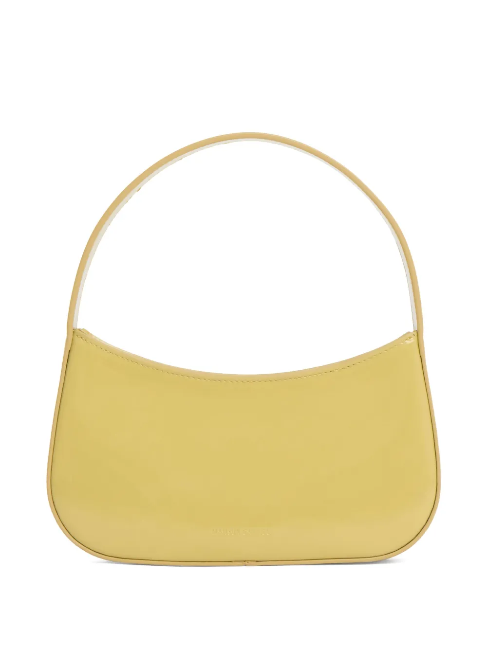 Mansur Gavriel Curved Leather Shoulder Bag | One Size