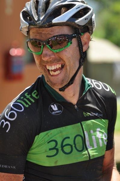 Winner David George (360life) is all smiles.
