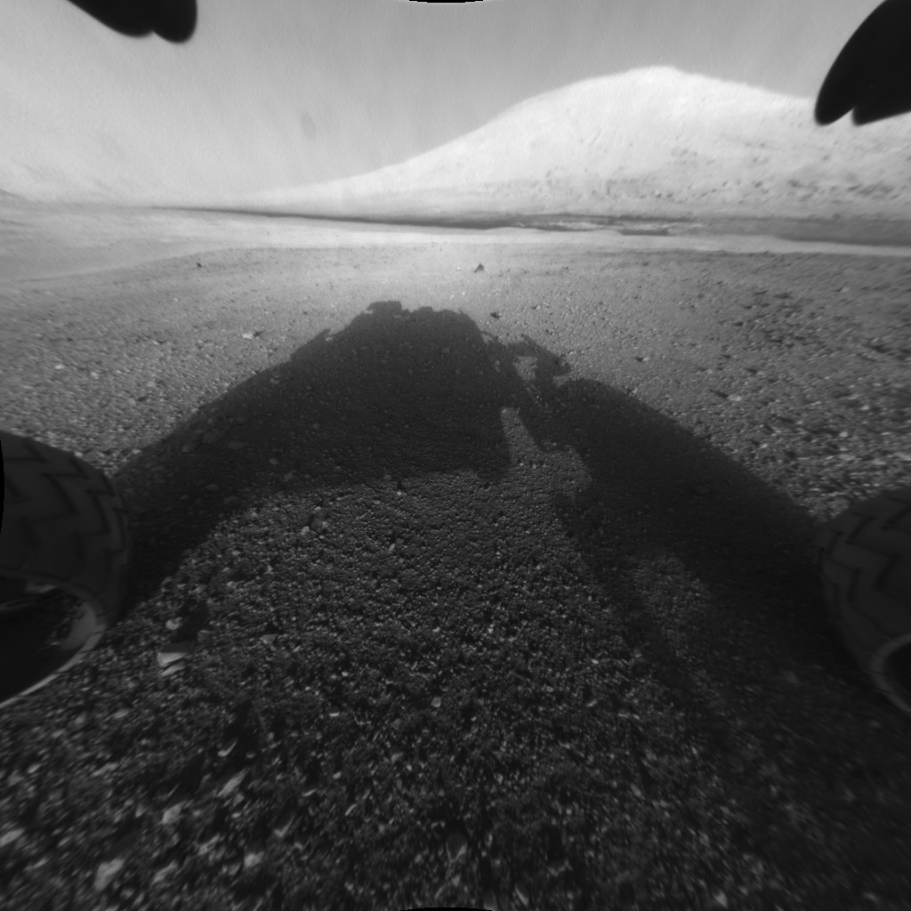 Curiosity&#039;s View of Mount Sharp