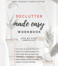Declutter Made Easy Workbook by Katherine Hay, Amazon