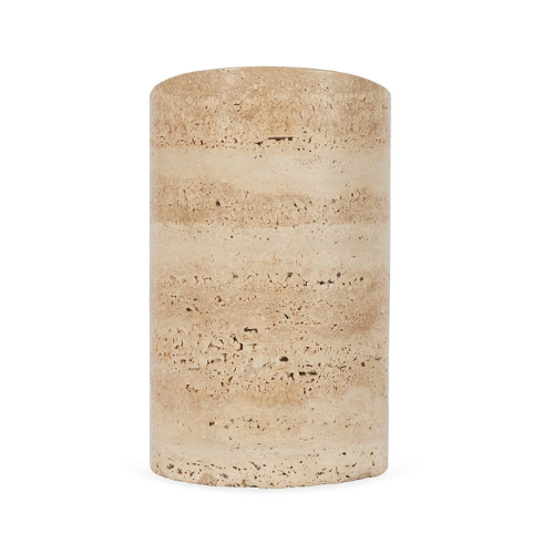 Eliot Travertine Uplighter Floor Lamp