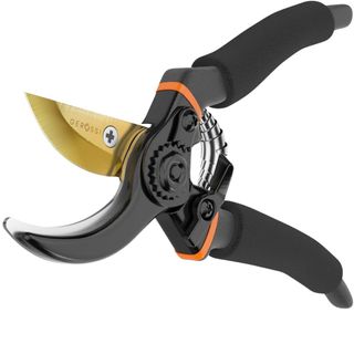 Premium Bypass Pruning Shears for your Garden - Heavy-Duty, Ultra Sharp Pruners w/Soft Cushion Grip Handle Made with Japanese Grade High Carbon Steel
