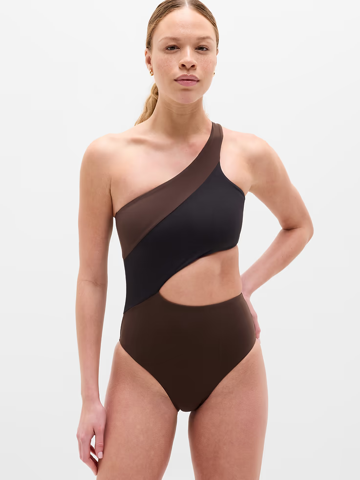 Athleta, Shoreline Asymmetrical One Piece