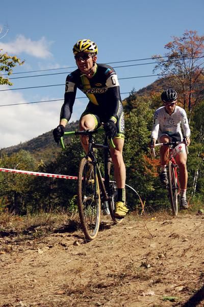 Dylan McNicholas (Pedro's) leads Philip Wong (Seaside Cycle - Antero Resources)