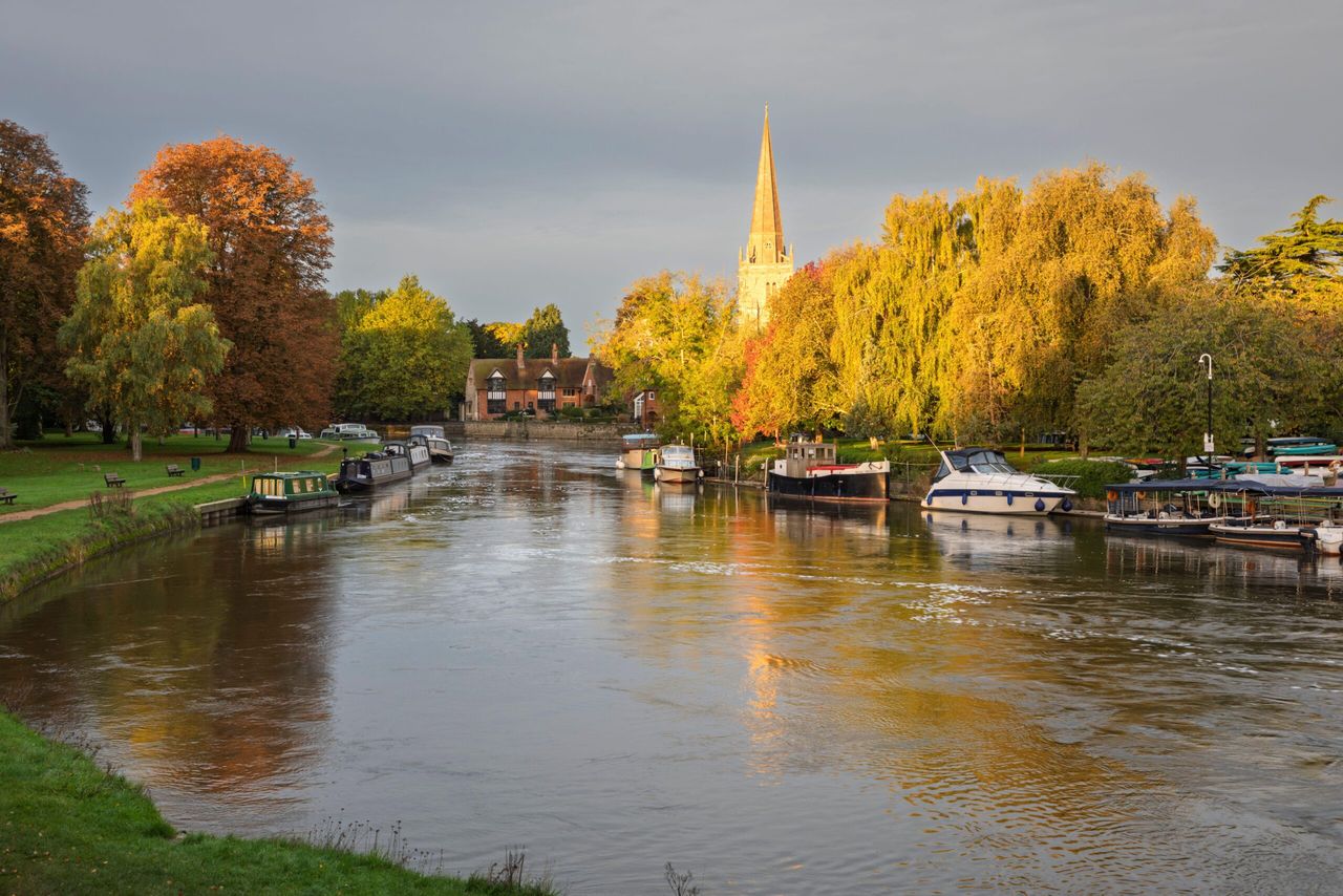 The River Thames at Abingdon. How can you not love Autumn?