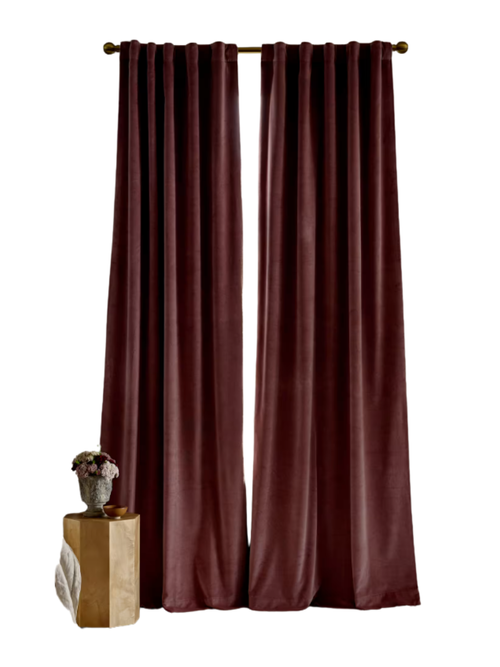 Cotton Velvet True Blackout Curtain