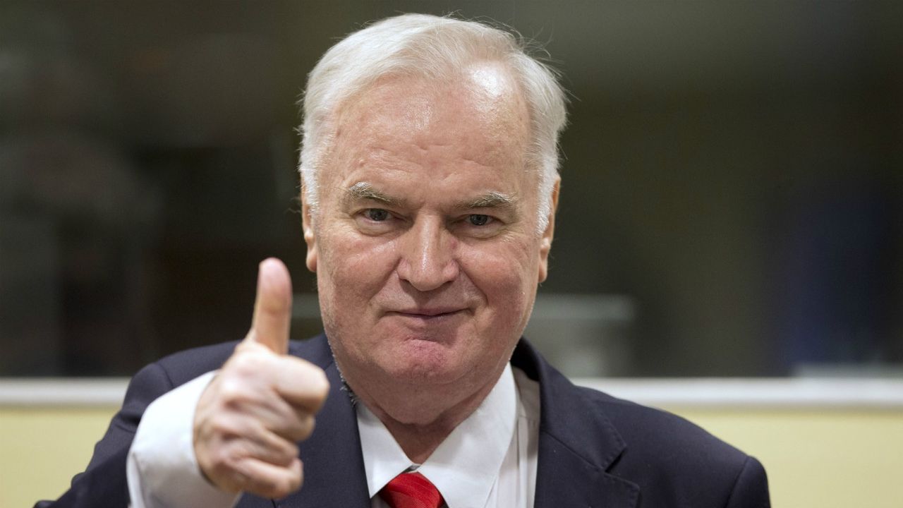 Former Bosnian Serb commander Ratko Mladic