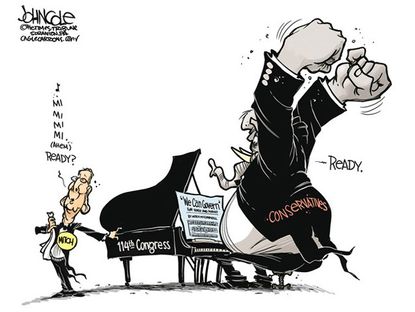 Political cartoon GOP Mitch McConnell Congress