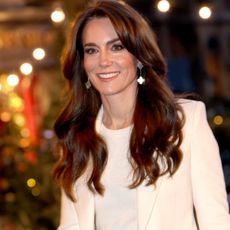 Kate Middleton in winter white at 