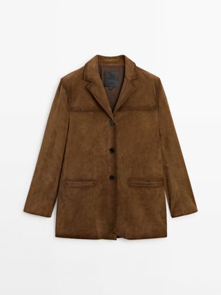 Fortela + Whitney Paneled Suede Jacket