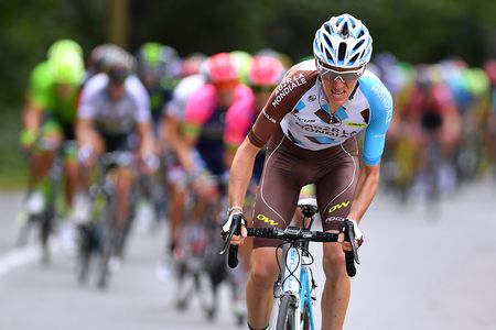 Romain Bardet (AG2R-La Mondiale) launches an attack