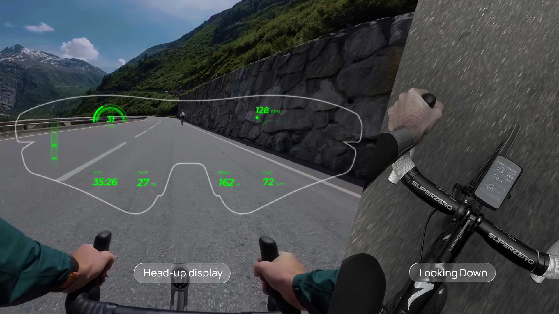 Cybersight Zenith Pro HUD sports glasses