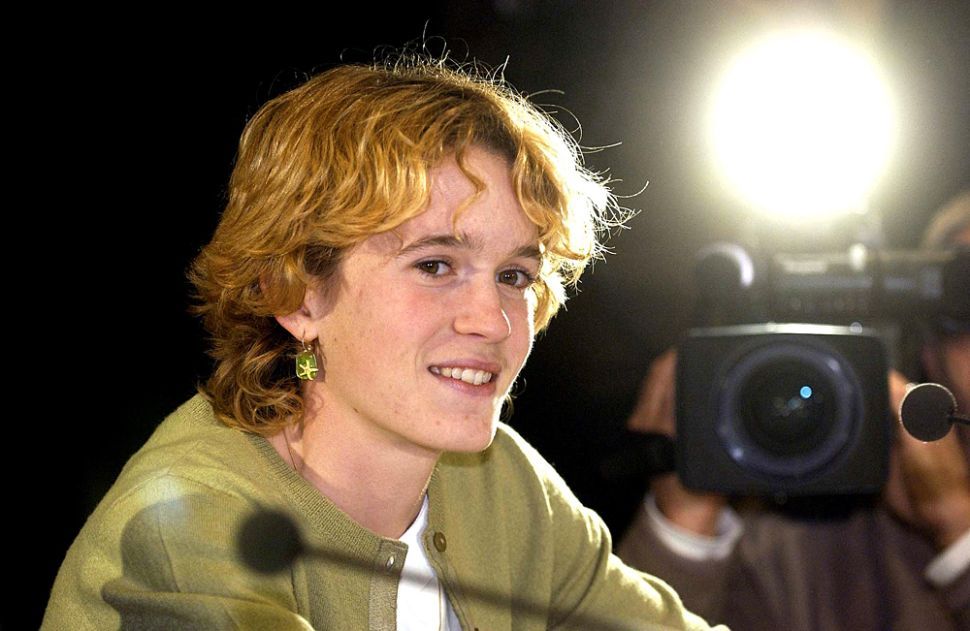 Canadian cyclist Genevieve Jeanson is seen during a press conference, 17 November 2003, in Montreal in which she reiterated she has never taken prohibited substances to better her performance in sports.