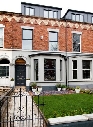 Victorian townhouse exterior