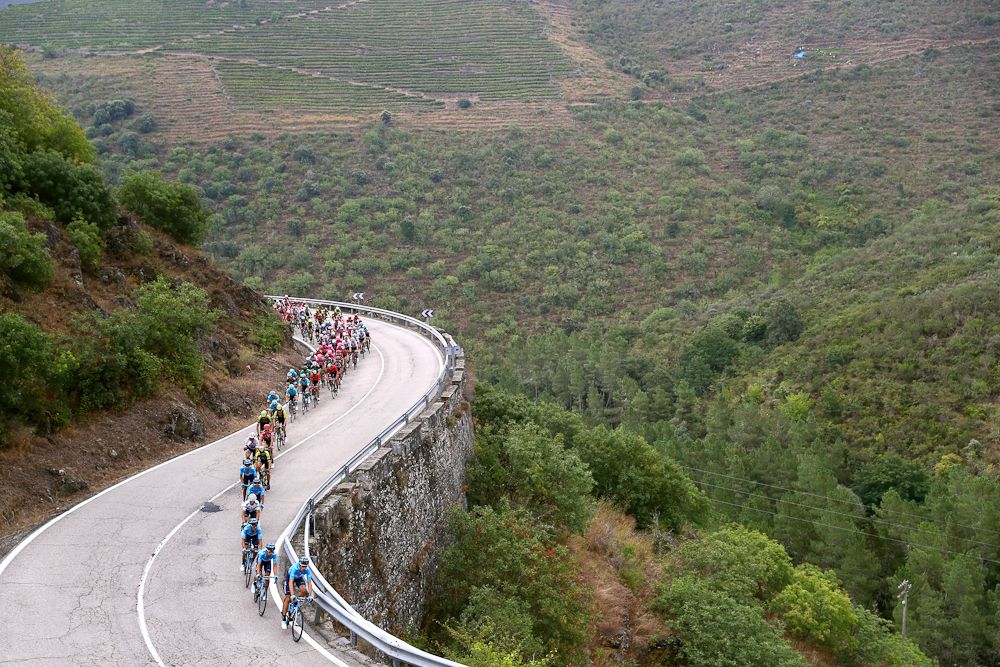 Scenery along the route of stage 11 at the Vuelta