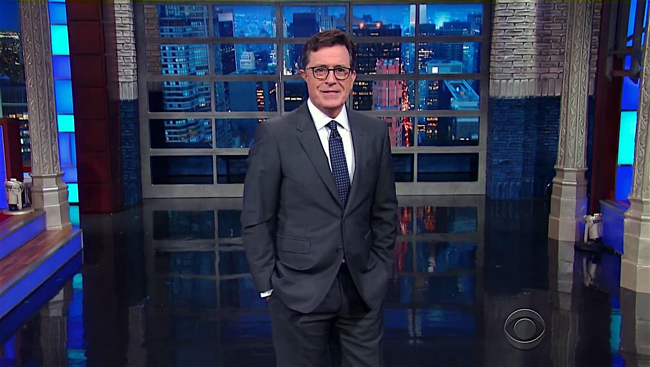 Stephen Colbert questions God&amp;#039;s endorsement of Donald Trump