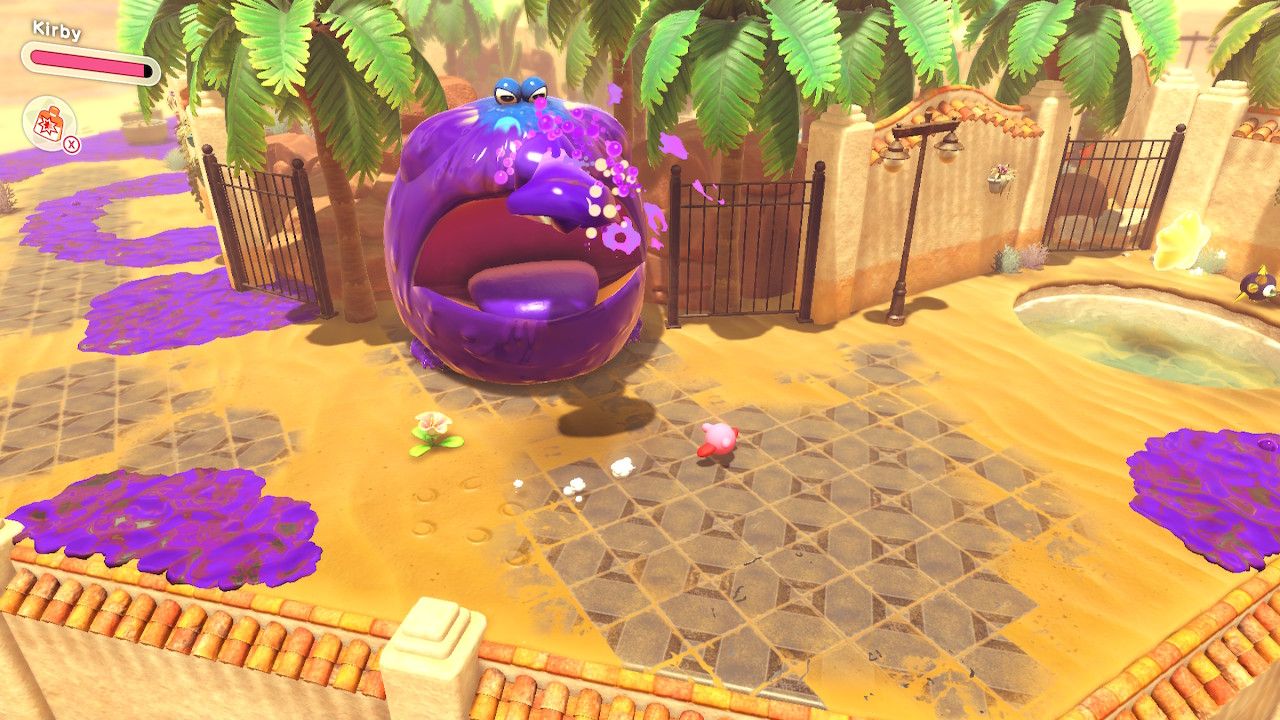 Originull Wasteland in Kirby and the Forgotten Land