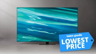 Samsung Q80A QLED 4K TV with a Tom's Guide deal tag