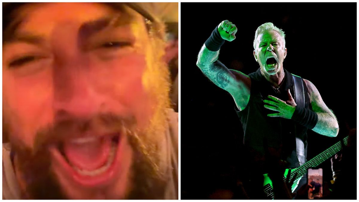 Jason Momoa and James Hetfield