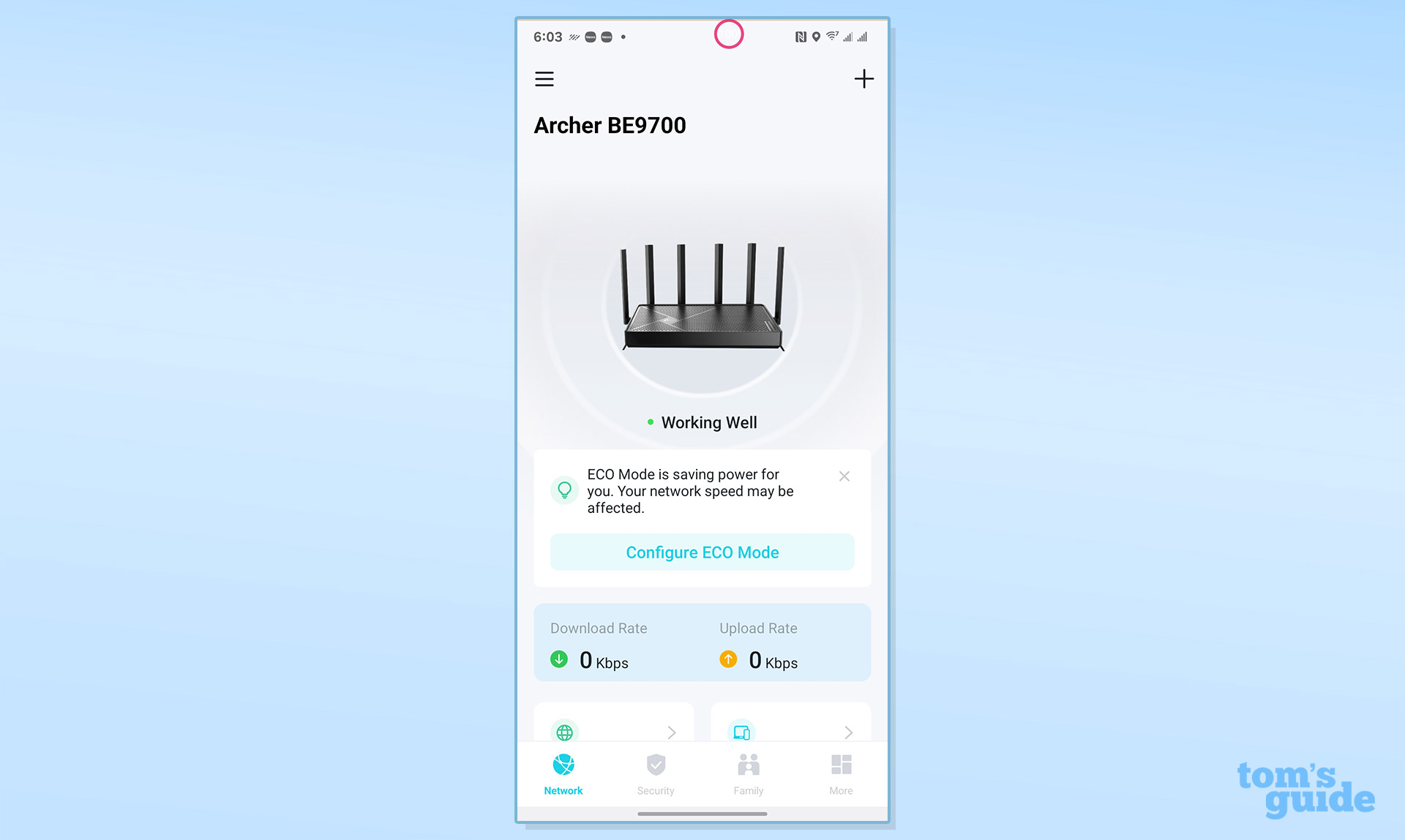 TP-Link Archer BE9700 app screenshot
