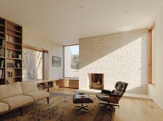 Three chimney house living space