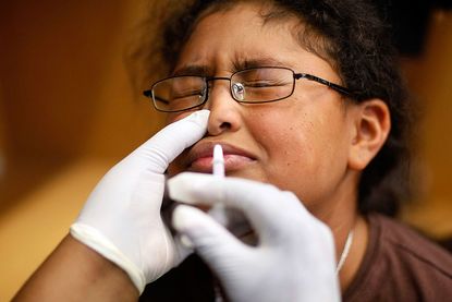 Nasal spray H1N1 vaccine