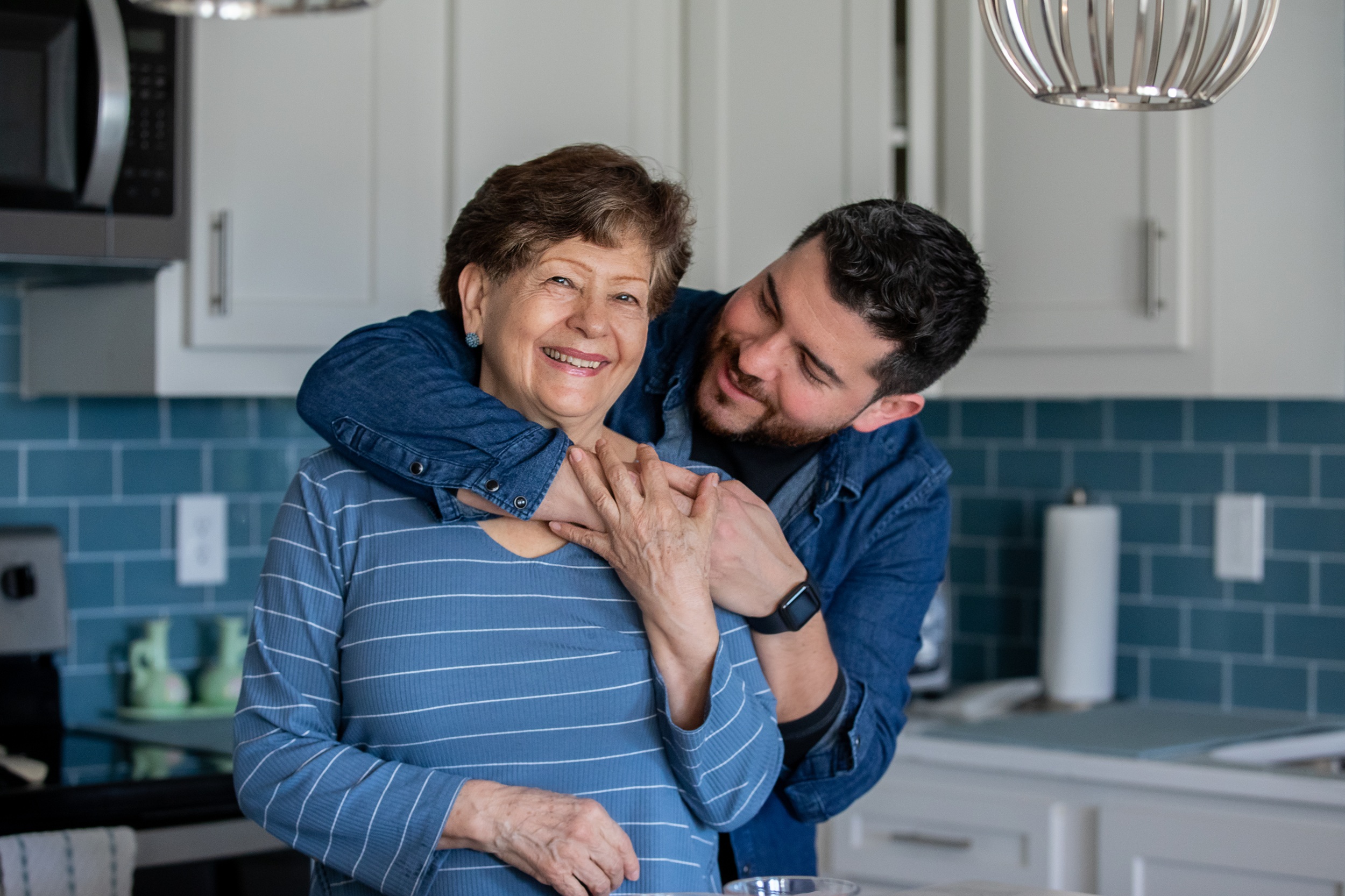 Adult Child hugging Mother